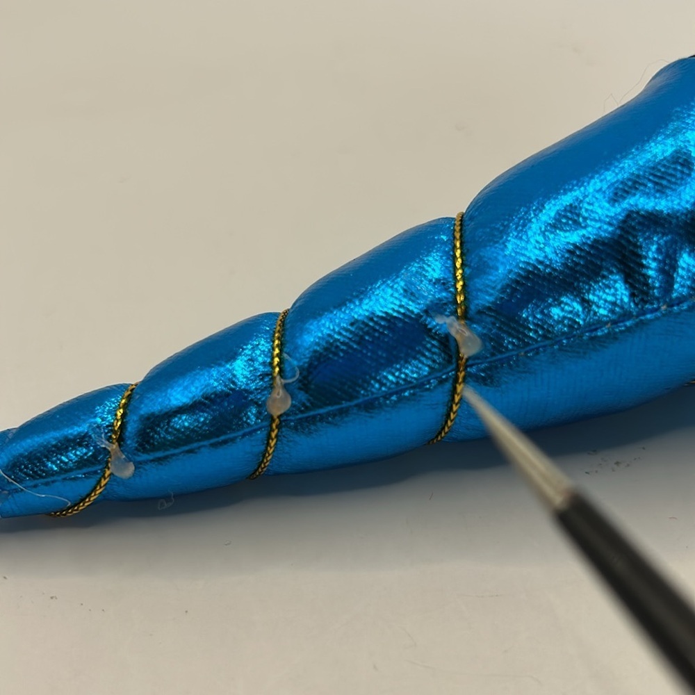 Blue Unicorn Horn Headband - Picture 7 of 7